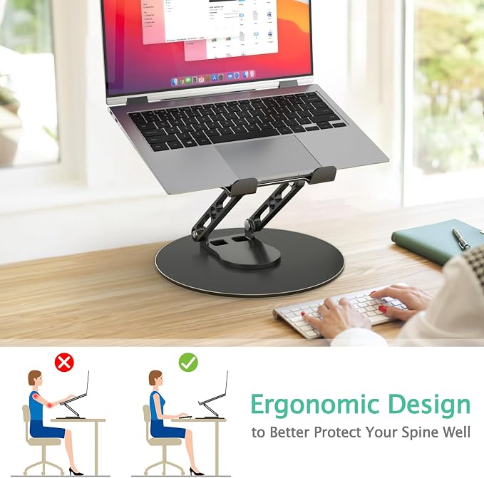 Laptop Stand for Desk Adjustable Computer Stand - Image 2