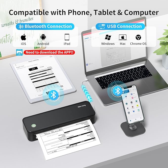 Gloryang Inkless Portable Printer - Image 4