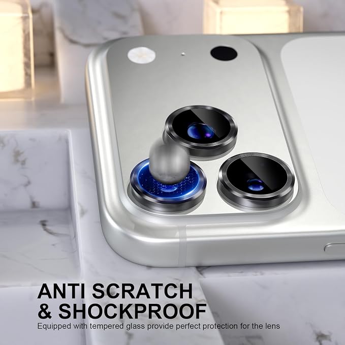 Choiche Compatible for iPhone 17 Pro/iPhone 17 Pro Max Camera Lens Protector - Image 3