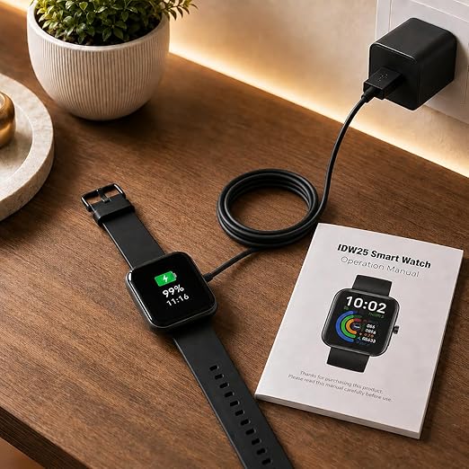 Smartwatch Charger, 2-Pin Magnetic Charging Cable - Image 2