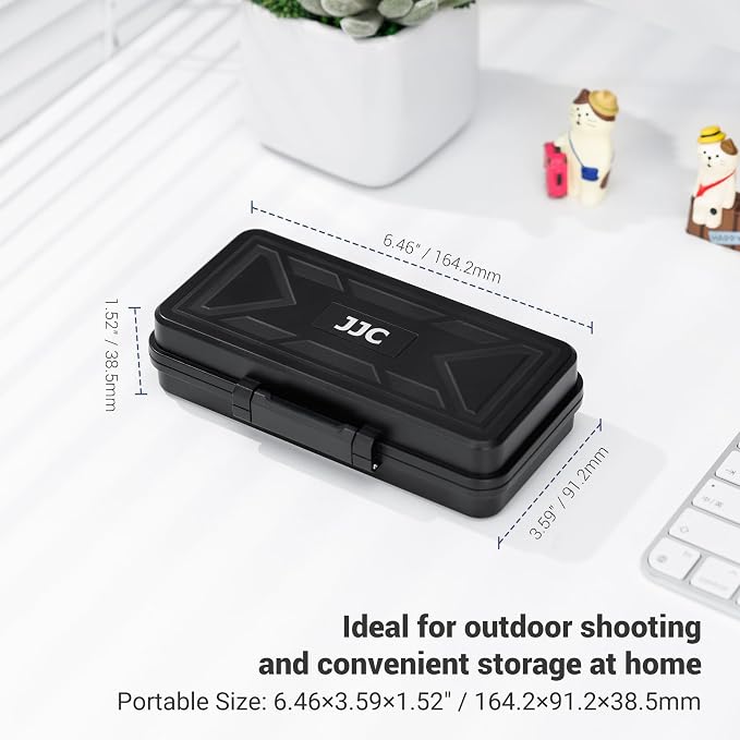 JJC Multi-Function Camera Battery Memory Card Storage Case - Image 6