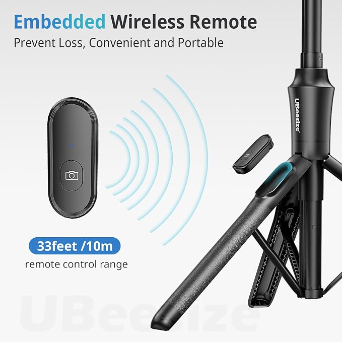 UBeesize 62'' Magnetic Selfie Stick Phone Tripod - Image 5