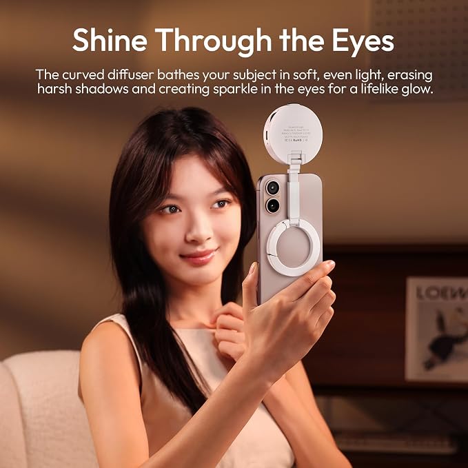 ULANZI ML05 Phone Light, Dual-Sided Magnetic Cell Phone Selfie Lights - Image 2
