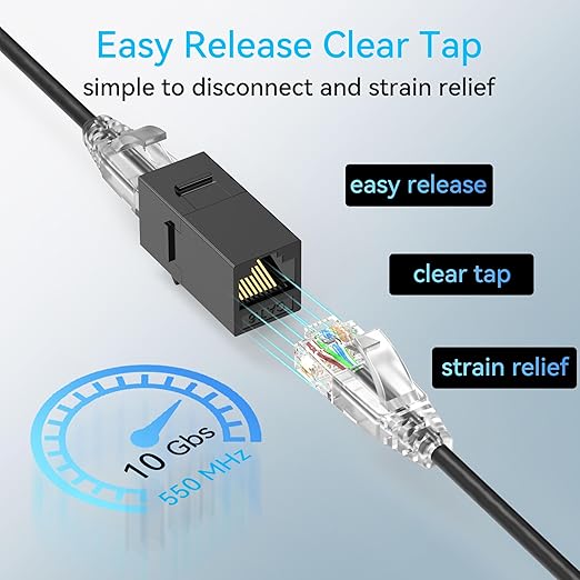 Sokqovt Cat6a Patch Cables Slim 5ft, Flexible Ethernet Cable 10G 550MHZ - Image 6