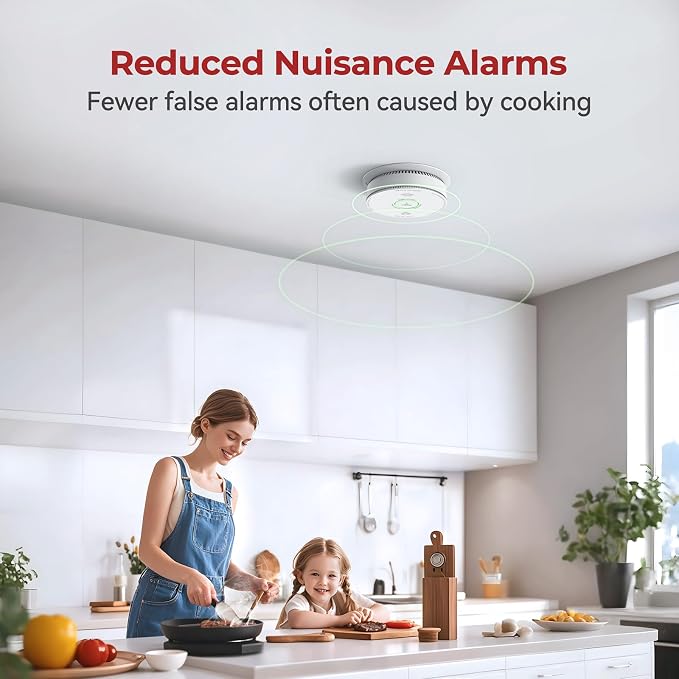 Siterlink Hardwired Smoke Detector Carbon Monoxide Detector Combo 10 Year - Image 7