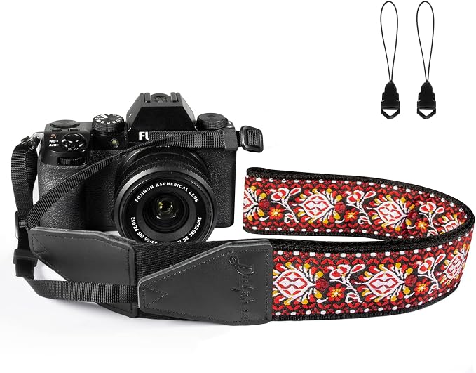 Camera Strap, Jacquard Weave 2" Shoulder Neck Straps by Dulphee
