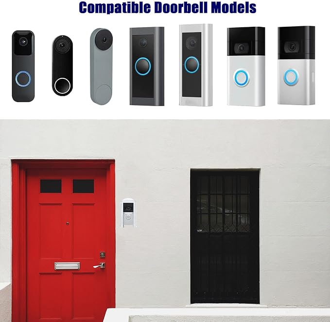 Transparent Plastic Doorbell Rain Cover Compatible - Image 2