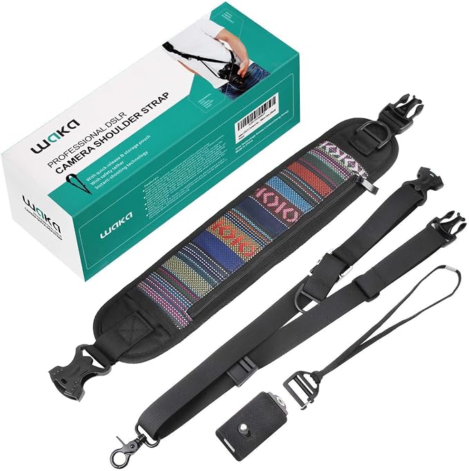 waka Camera Neck Strap with Quick Release and Safety Tether, Adjustable Camera - Image 8