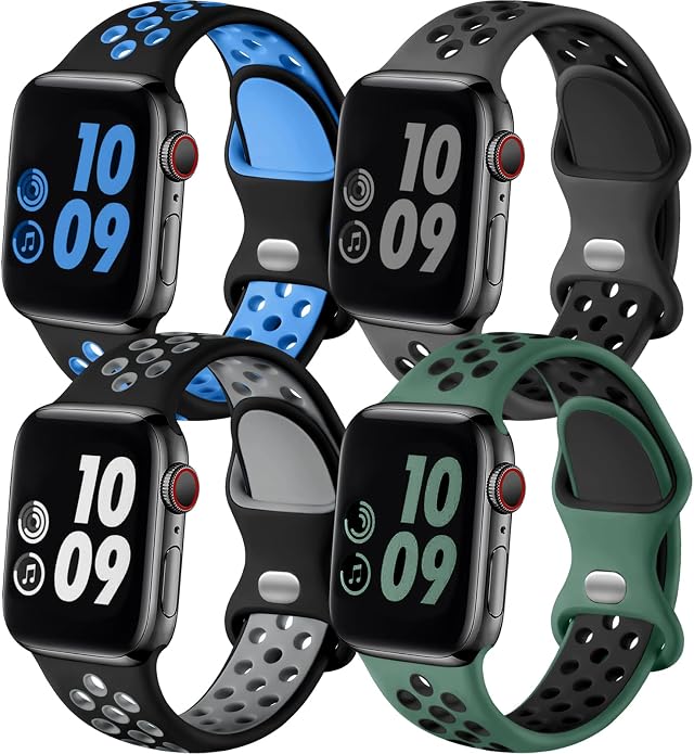 Adorve 4 Pack Sport Bands Compatible by Adorve