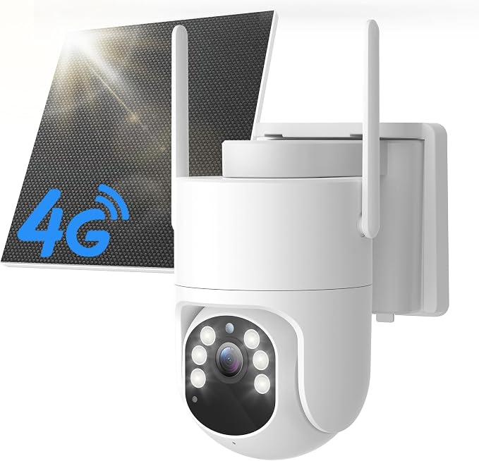 4G LTE Cellular Security Cameras: Camara de Seguridad Wireless Outdoor by Voxblend
