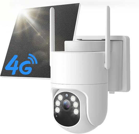4G LTE Cellular Security Cameras: Camara de Seguridad Wireless Outdoor by Voxblend