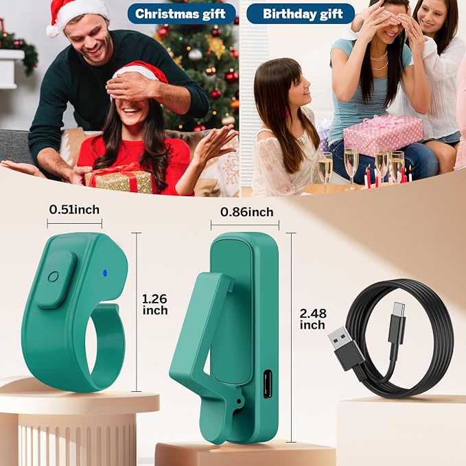 Page Turner Ring for Kindle, Remote Control for iPhone iPad Android Tablets - Image 9