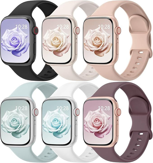 6 Pack Sport Bands Compatible by HEARTBOOM