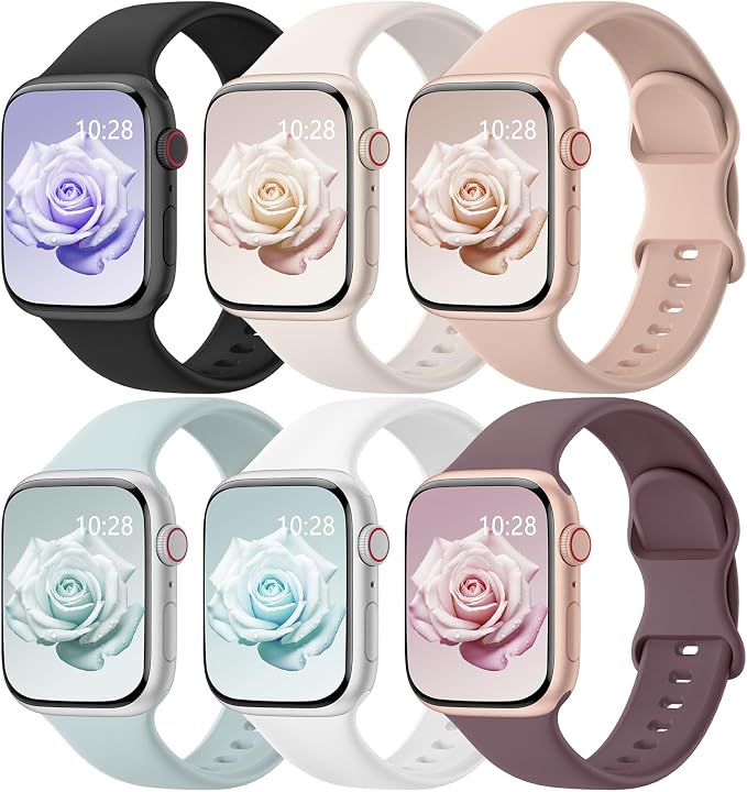 6 Pack Sport Bands Compatible by HEARTBOOM