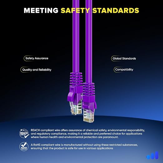 Maximm Cat 6 Ethernet Cable 12 ft - Image 5