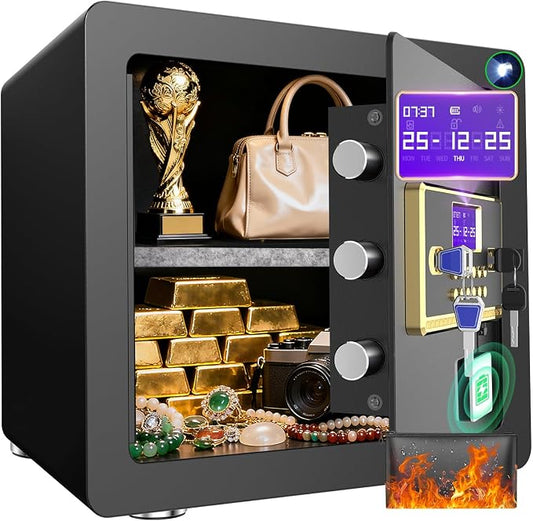 Home Safe with Digital Keypad & Alarm System by MSYCOSTSAFE