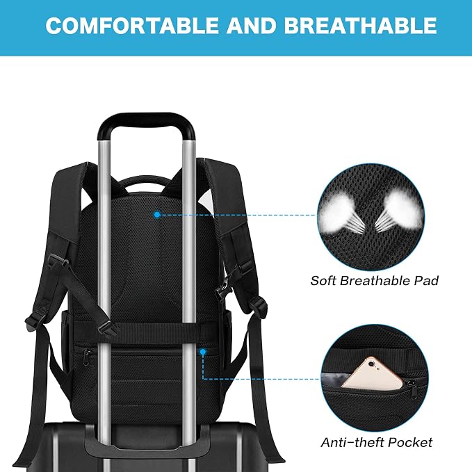 MOSISO 15.6-16 inch 35L Laptop Backpack - Image 5