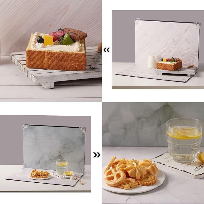 BYSTONE Photo Backdrop Board for Product Photography, 16.5 x 11.7 in Tabletop - Image 2