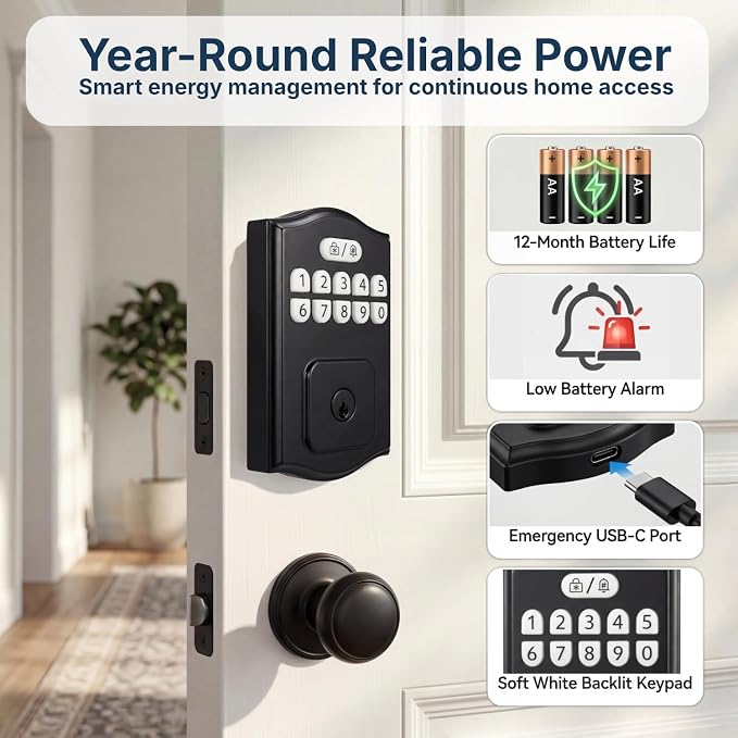 Keyless Entry Door Lock, Smart Deadbolt - Image 7