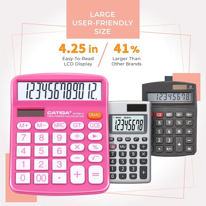 CATIGA Desktop Calculator 12 Digit - Image 2