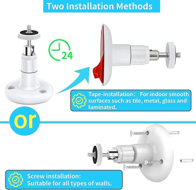 2 Pack Adjustable Security Wall Mount - Image 6
