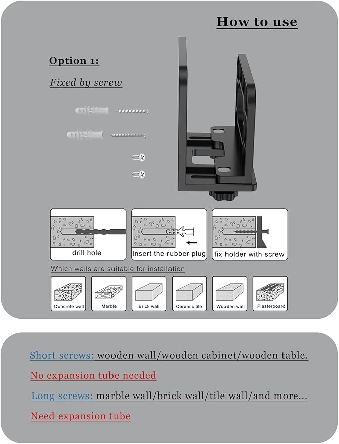 Adjustable Wall Mount Shelf Holder - Image 5