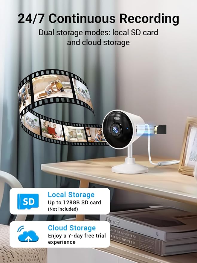 Security Camera Indoor Outdoor, 5G & 2.4G WiFi Cameras - Image 6