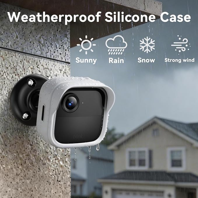 Silicone Case Cover for Blink Outdoor 4/2K+, Weatherproof Silicone Cover Skin - Image 5