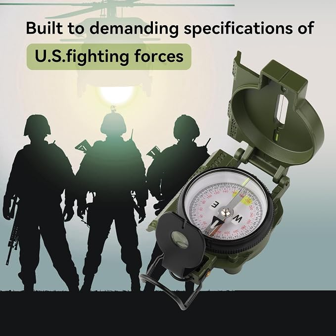 Compass Hiking Survival, Wilderness Survival Compass - Image 5