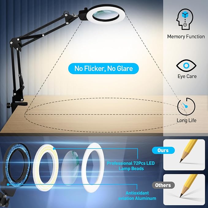 KIRKAS 12X Magnifying Glass - Image 8