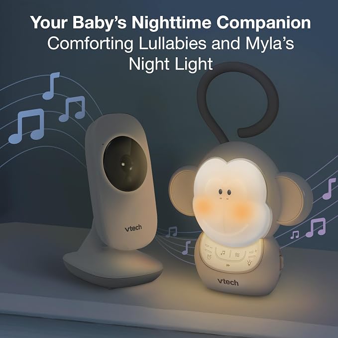 VTech VM819 Baby Monitor + BC8211 Myla the Monkey Bundle - Image 8