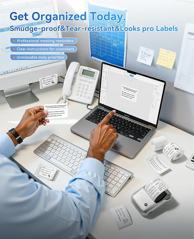 NIIMBOT B1 Label Maker Machine, Thermal Label Printer Easy to Use - Image 3