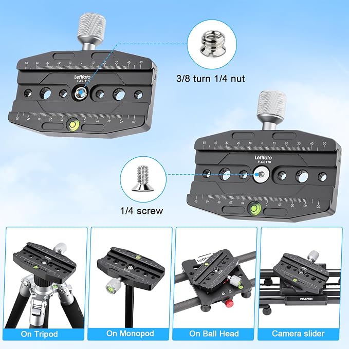 110mm Quick Release Clamp, Camera Mounts Clamps Compatible - Image 4
