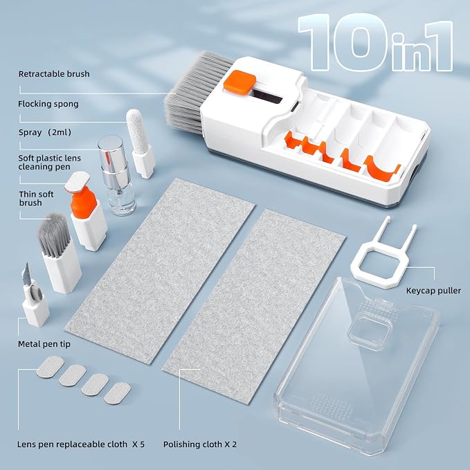 2 Pack Keyboard Cleaner Laptop Cleaning Kit, Computer Screen Cleaning Brush - Image 6