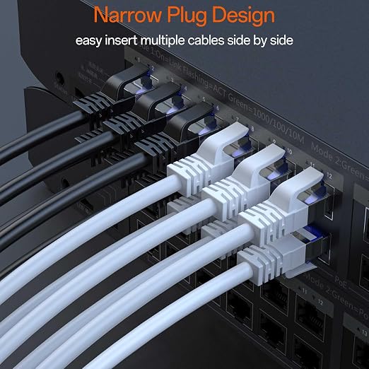 Cat8 Ethernet Cable 25 FT Indoor & Outdoor, Ethernet Cable High Speed 40Gbps - Image 6