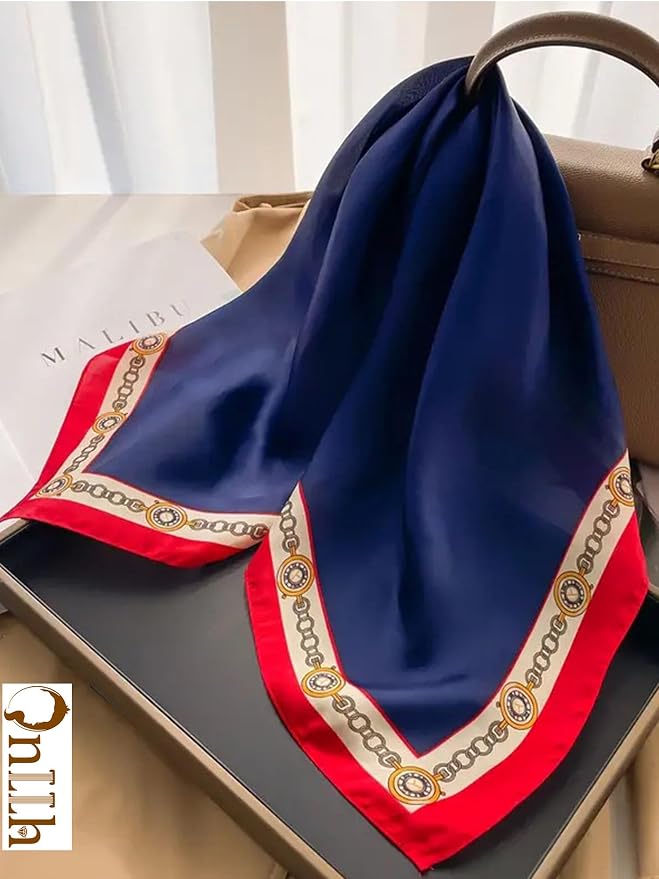 Silky Scarf for Women Lightweight Satin Bandanas Neck Hair Wrap For Sleeping - Image 5