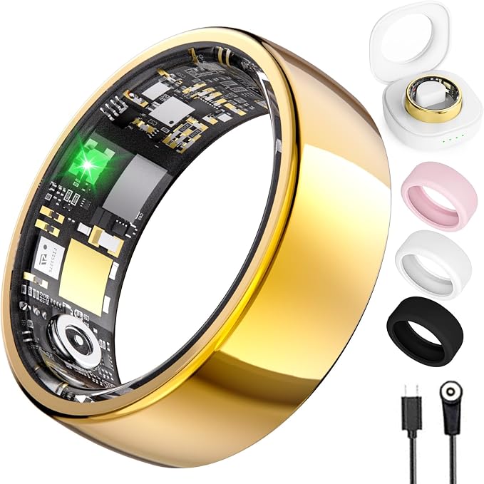 Smart Ring for Women Men, Health Tracker by Oucscru-SmartHealthDevices