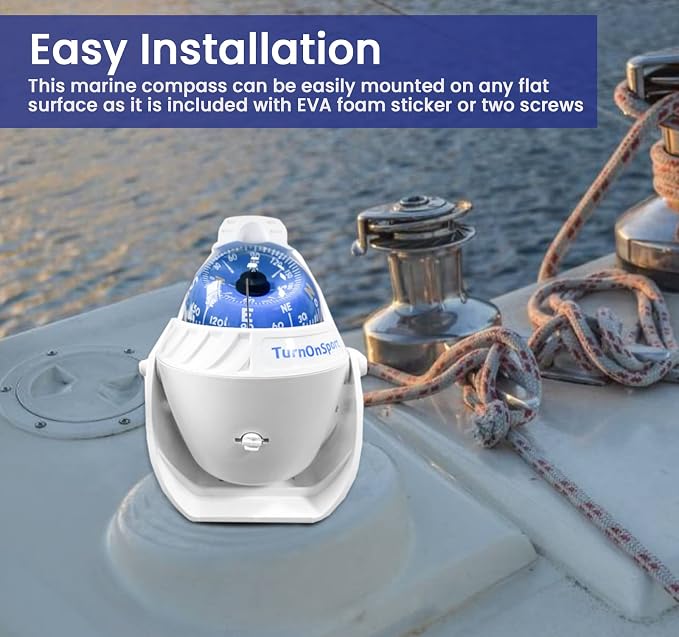 Boat Compass Dash Mount Flush - Image 6