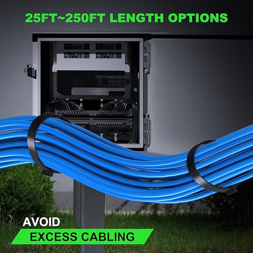 CableGeeker Cat 6 Ethernet Cable 150 ft, High Speed 10Gbps CCA Internet Network - Image 5