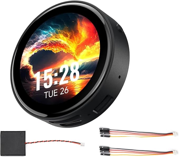 ESP32-C6 1.43inch AMOLED Round Touch Display Development Board, 160MHz RISC-V by UeeKKoo
