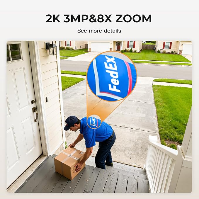 2K Cameras for Home Security Indoor/Outdoor, Inside Cameras for - Image 4