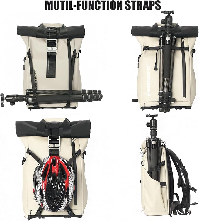 Besnfoto Camera Backpack, Waterproof Travel Camera Bag - Image 4