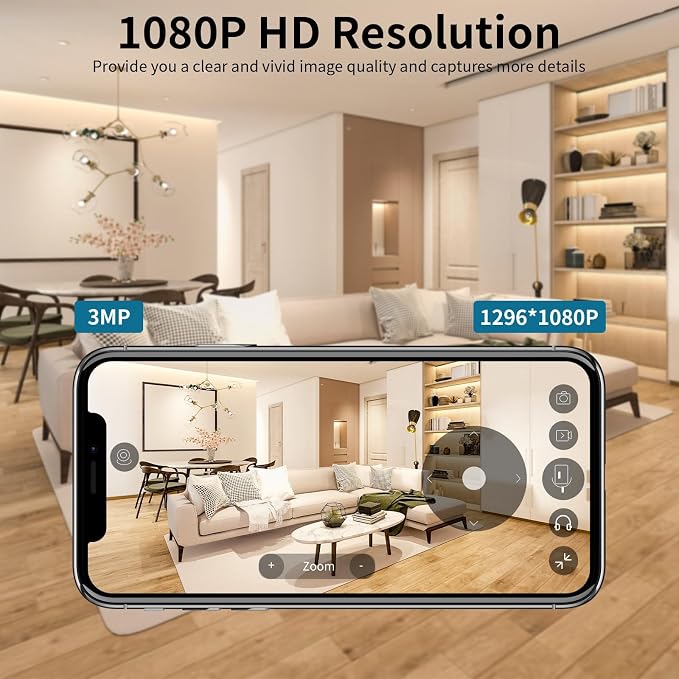 VSTARCAM 2K Security Camera, Built-in Battery, Low-Light Full-Color Night Vision - Image 3