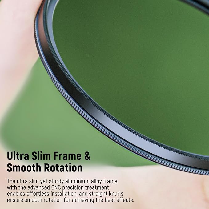 NEEWER 46mm Polarizer Filter, 24 Layer Multi Resistant Nano Coated MC CPL - Image 6
