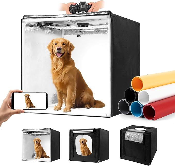 Photo Light Box, Portable 12/16/20/24/32 Photo Studio Light Box, Shooting Tent by Unknown