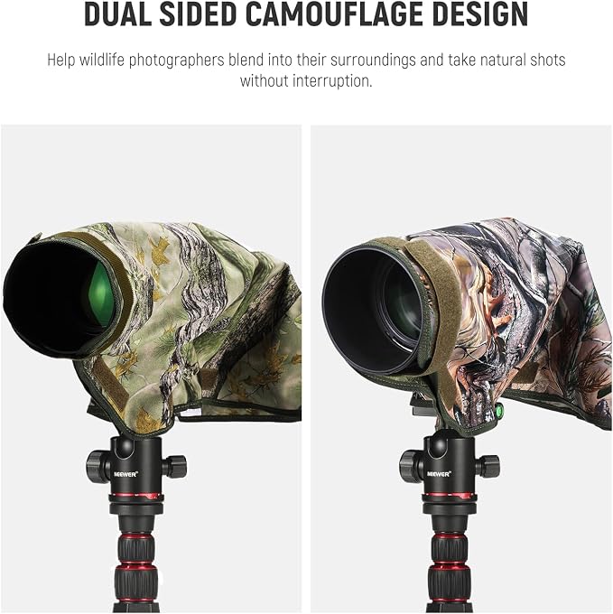 NEEWER Camera Rain Cover, M Medium Size Waterproof Raincoat Cover Sleeve - Image 3