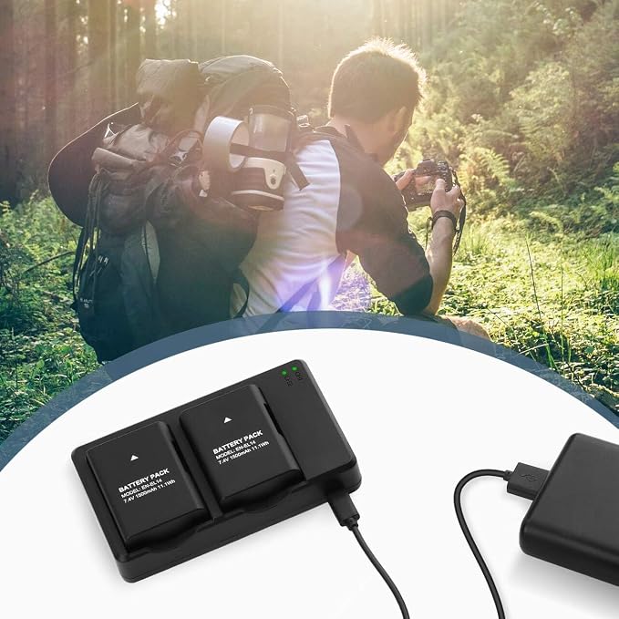 EN-EL14 EN EL14A Battery USB Charger and 2-Pack Rechargeable Batteries - Image 7