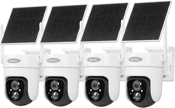 Vicohome 4CQ4G 2K AI Solar Security Camera Wireless Outdoor, Battery Powered Cam by sovmiku