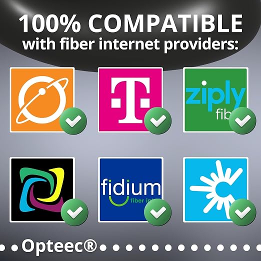 opteec® - Shielded Fibre Optic Cable - 10M - Orange/SFR/BOUYGUES/SOSH/RED by - Image 3