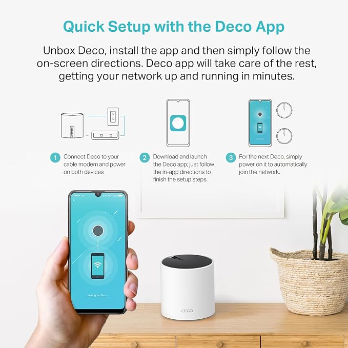 TP-Link Deco X55 AX3000 WiFi 6 Mesh System - Image 8